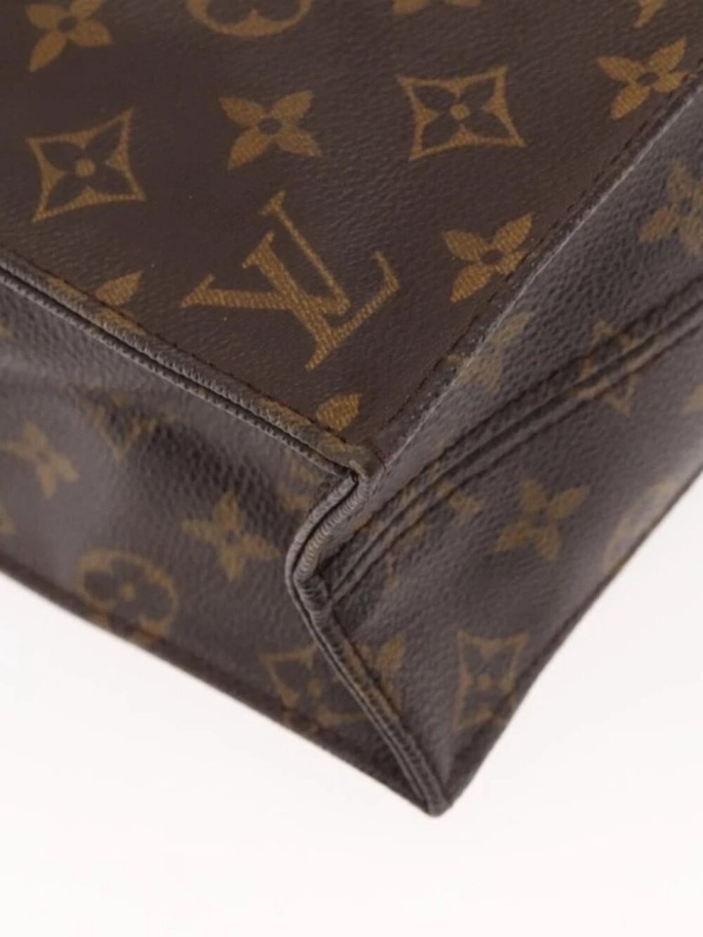 LOUIS VUITTON Monogram Sac Plat Hand Bag M51140 LV Auth - Picture 11 of 16